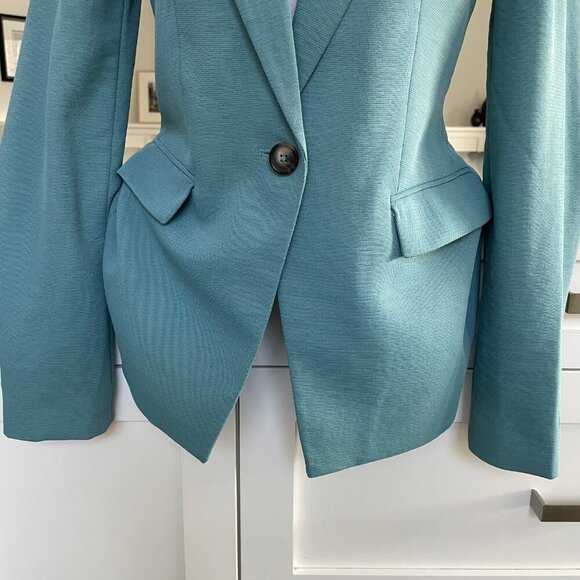 Women's Teal Blazer - Picture 4 of 11